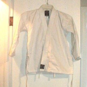 ProForce Gladiator Karate White Uniform Top sz 0 For Classes Dress-up Halloween